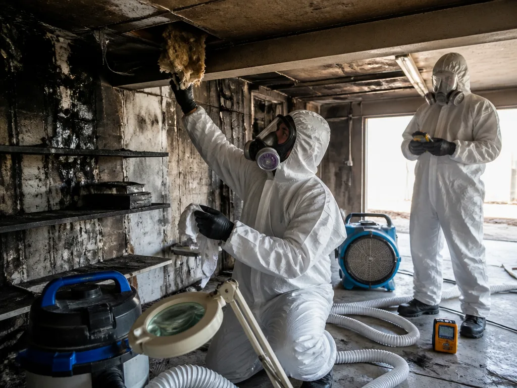 Garage Fire Cleanup