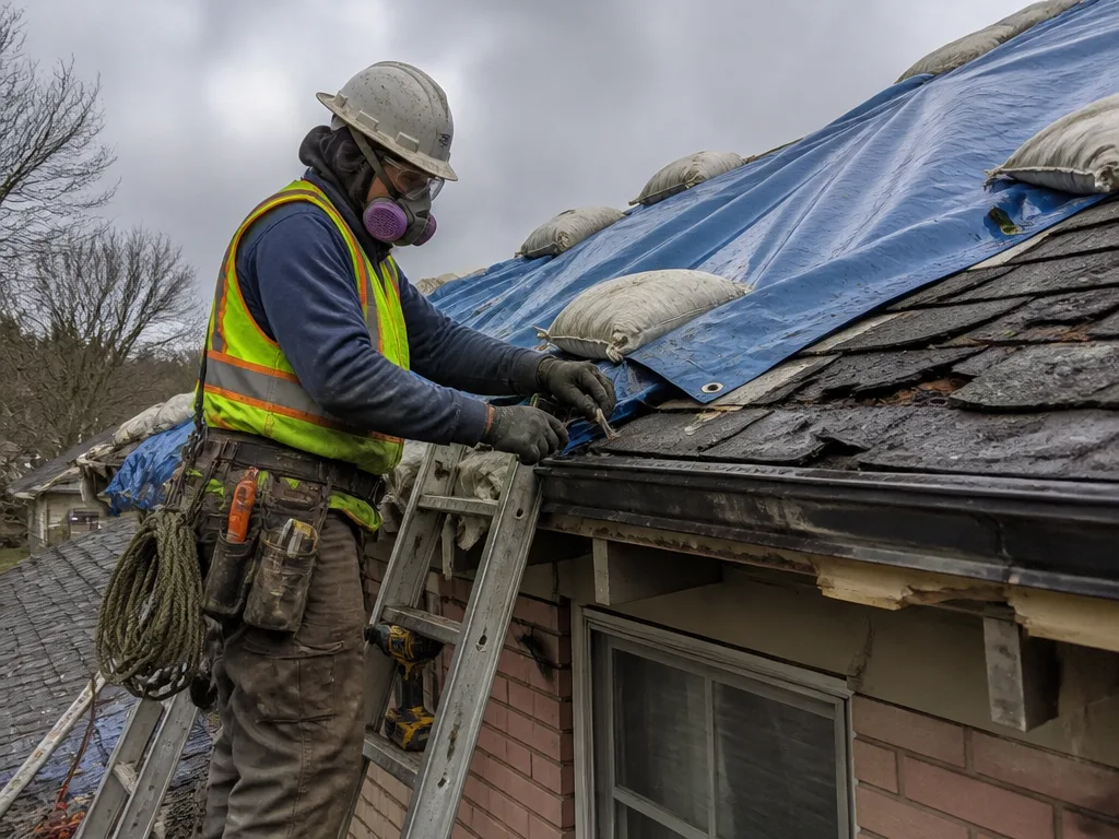 Roof Tarping